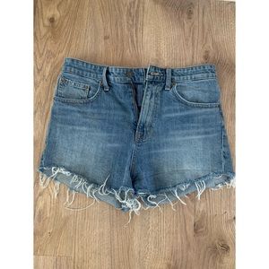 ☘️Lucky Brand Denim Cut off High Waist Shorts SZ 8